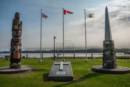 Photo for Carrot Park Monument in Port Hardy, British Columbia, Canada. - Royalty Free Image
