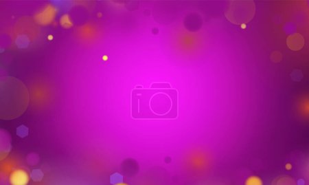 Téléchargez les illustrations : Abstrait bokeh Couleur claire avec fond violet clair doux pour le design d'affiche de vacances magique vecteur de mariage. - en licence libre de droit