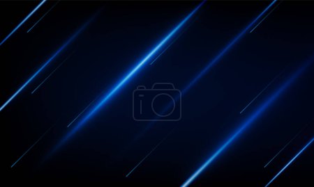 Illustration for High speed concept Arrow Light out technology background Hitech communication concept innovation background, vector design - Royalty Free Image
