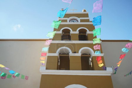 Téléchargez les photos : Todos santos baja californie sur mexico church view mission - en image libre de droit