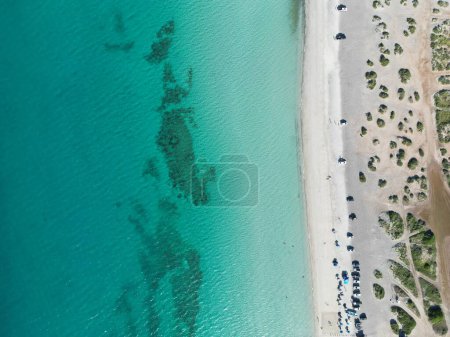 Photo for Tecolote playa beach baja california aerial panorama landscape - Royalty Free Image