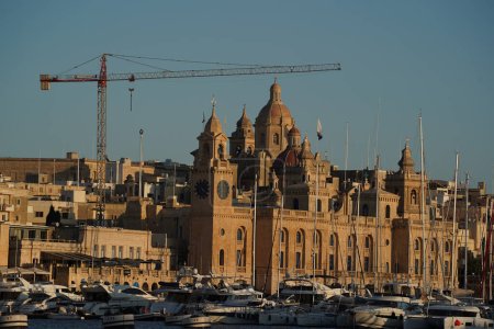 Foto de Malta Las tres ciudades al atardecer - Vittoriosa, Senglea & Cospicua - Imagen libre de derechos
