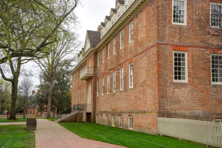 Photo for William and mary university chartered in 1693 in Williamsburg. Virginia USA - Royalty Free Image