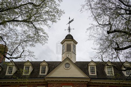 Photo for William and mary university chartered in 1693 in Williamsburg. Virginia USA - Royalty Free Image