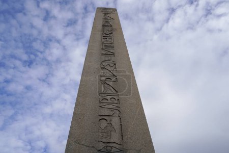 Photo for The Ancient Egyptian Obelisk of Theodosius at the Hippodrome of Constantinople in Isatanbul, Turkey - Royalty Free Image