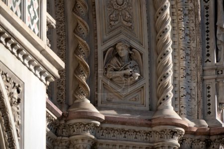 Photo for Florence The Cathedral Santa Maria dei Fiori Italy - detail of sculpture - Royalty Free Image