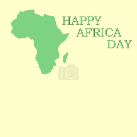 Foto de Text Africa Day. May 25th. Holiday concept. Template for background, banner, postcard, poster with text inscription. Public holiday in South Africa - Imagen libre de derechos