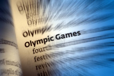 Photo for Olympic Games - a modern sports festival held traditionally every four years in different venues worldwide. Athletes representing many countries compete for gold, silver, and bronze medals in a great variety of sports. Since 1992 the Summer Games and - Royalty Free Image