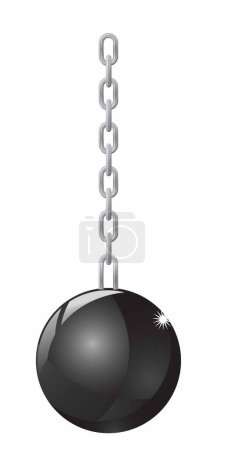 Téléchargez les illustrations : Illustration vectorielle de boule de billard dessin animé - en licence libre de droit