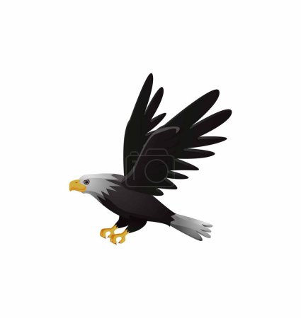 Ilustración de Icono del águila, ilustración vectorial - Imagen libre de derechos