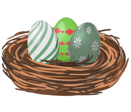 Ilustración de Ilustración vectorial de huevo pintado - Imagen libre de derechos