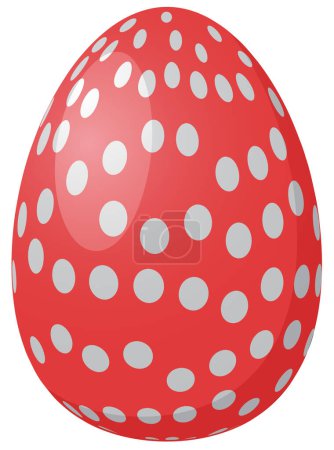 Illustration for Vector illustration of painted egg - Royalty Free Image