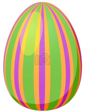 Téléchargez les illustrations : Illustration vectorielle de l "œuf peint - en licence libre de droit