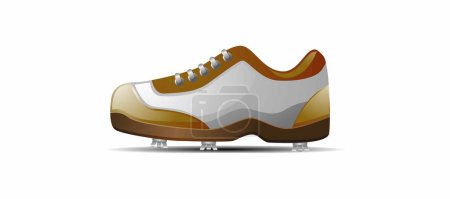 Illustration for Golf shoes  icon, vector illustration - Royalty Free Image