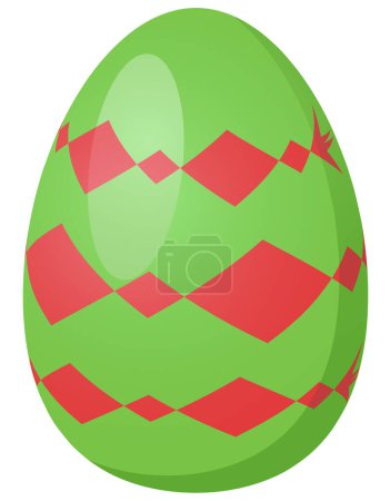 Ilustración de Icono de huevo de Pascua, ilustración vectorial - Imagen libre de derechos