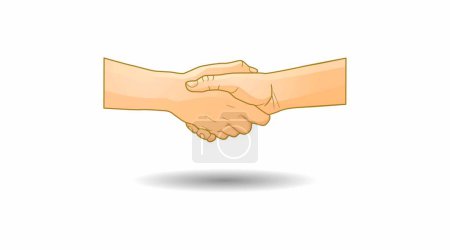 Illustration for Handshake icon, vector illustration - Royalty Free Image