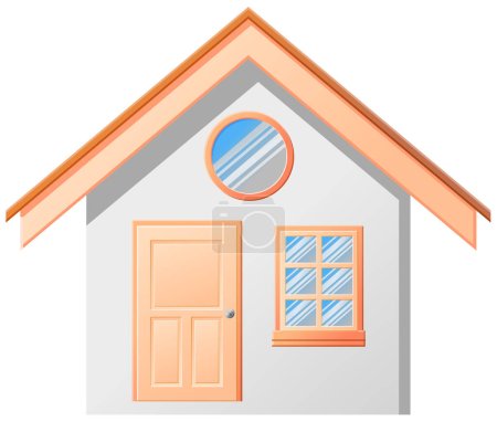 Illustration for House  icon, vector illustration - Royalty Free Image