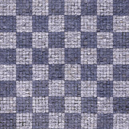 4K fotorrealista gris pavimentación textura de baldosas de piedra. Se puede utilizar como fondo para su diseño o textura.