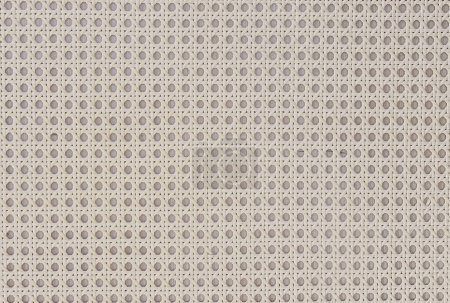 Nahtloses Muster aus weißem Rattan, weißes Weidenmuster abstrakter Hintergrund.