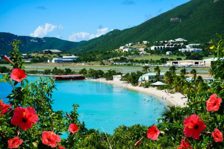 Photo for View at Emerald beach in St. Thomas, USVI - Royalty Free Image