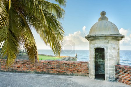 Photo for Watch tower in  old San Juan, Puerto Rico - Royalty Free Image