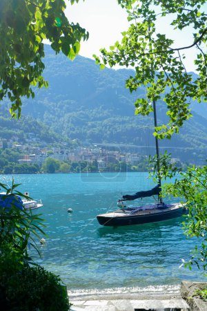 Foto de Vista en la hermosa Montreux, Suiza - Imagen libre de derechos