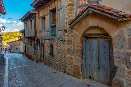 Photo for Medieval street in the old town Of Calatanazor, Spain. - Royalty Free Image