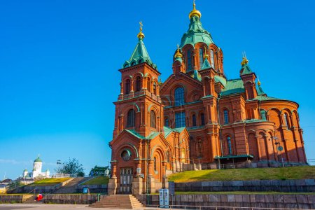 Foto de Catedral de Uspenski en Helsinki, Finlandia . - Imagen libre de derechos