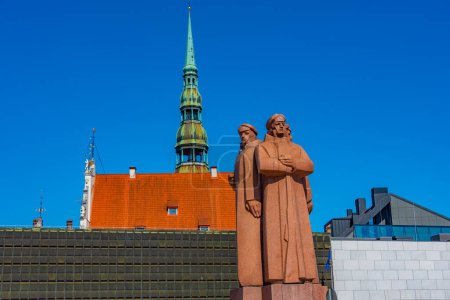 Foto de Monumento a los fusileros letones en Riga
. - Imagen libre de derechos
