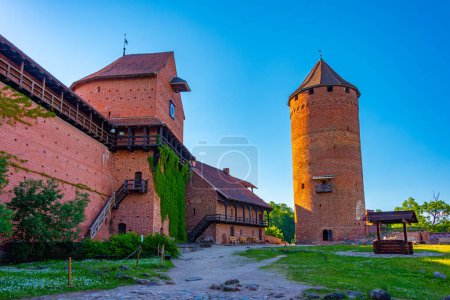 Foto de Vista del castillo de Turaida en Letonia. - Imagen libre de derechos