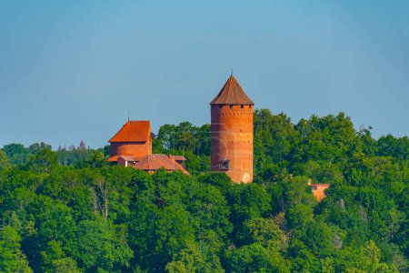 Foto de Vista del castillo de Turaida en Letonia. - Imagen libre de derechos