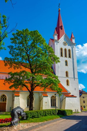 Foto de Iglesia de San Juan en Cesis Letonia, - Imagen libre de derechos