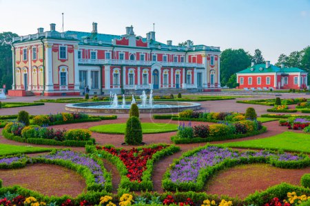 Photo for Kadriorg Art Museum and the upper garden in Estonian capital Tallin. - Royalty Free Image