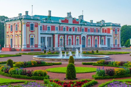 Photo for Kadriorg Art Museum and the upper garden in Estonian capital Tallin. - Royalty Free Image