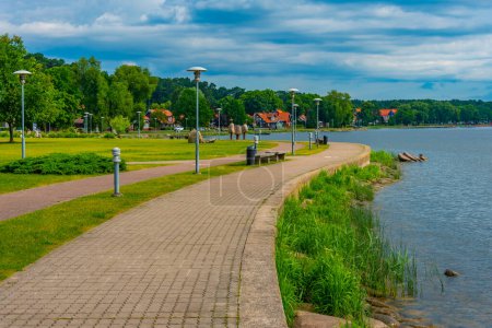 Photo for Seaside promenade at Juodkrante in Lithuania. - Royalty Free Image
