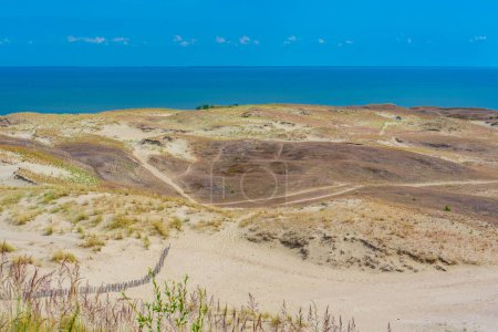 Photo for Parnidis dune at Curonian spit in Lithuania. - Royalty Free Image