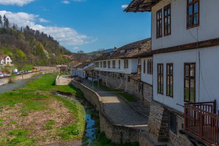 Photo for Traditional houses in the Bulgarian town Tryavna. - Royalty Free Image