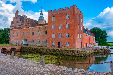 Téléchargez les photos : Château de Broholm slot au Danemark. - en image libre de droit