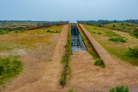 Bunker Tirpitz que alberga un museo en Dinamarca.