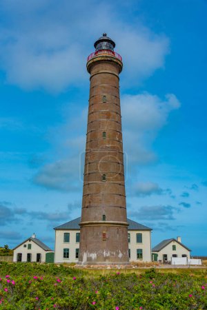 Photo for Skagen Gray Lighthouse in Denmark. - Royalty Free Image