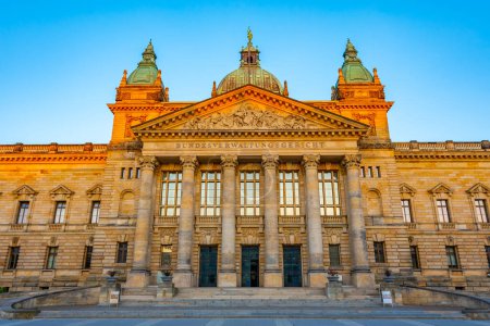 Téléchargez les photos : Bundesverwaltungsgericht - Tribunal administratif fédéral de Leipzig, Allemagne. - en image libre de droit
