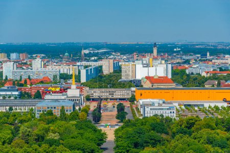 Téléchargez les photos : Vue panoramique de Leipzig, Allemagne. - en image libre de droit