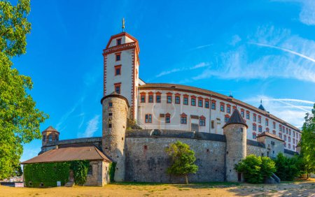 Photo for Turrets of Marienberg fortress in Wurzburg, Germany. - Royalty Free Image