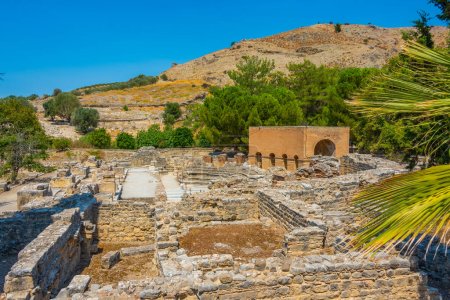 Odéon au site archéologique de Gortyna en Crète, Grèce.