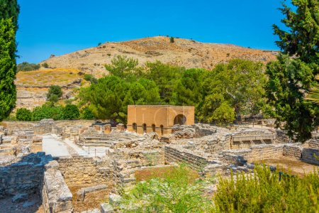 Téléchargez les photos : Odéon au site archéologique de Gortyna en Crète, Grèce. - en image libre de droit