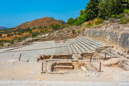 Téléchargez les photos : Palais Minoen de Phaistos sur l'île grecque de Crète. - en image libre de droit