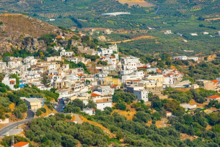Village de Myrthios sur l'île grecque de Crète.