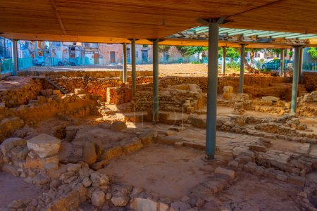 Foto de Ruinas de Kastelli en la ciudad griega Chania en Creta. - Imagen libre de derechos