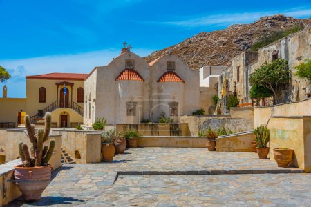 Foto de Museo del Monasterio de Preveli en la isla griega de Creta. - Imagen libre de derechos