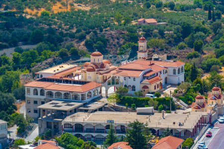 Heiliges Kloster der Heiligen Rafael, Nikolaus und Irene in Spili, Kreta, Griechenland.